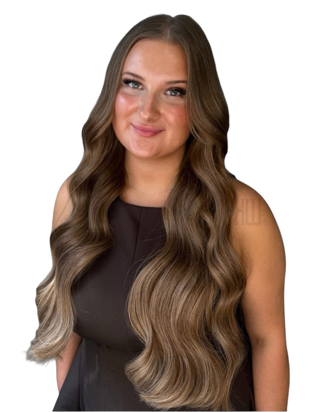 Haarverlängerung-Extensions 8A Hellblond Asch