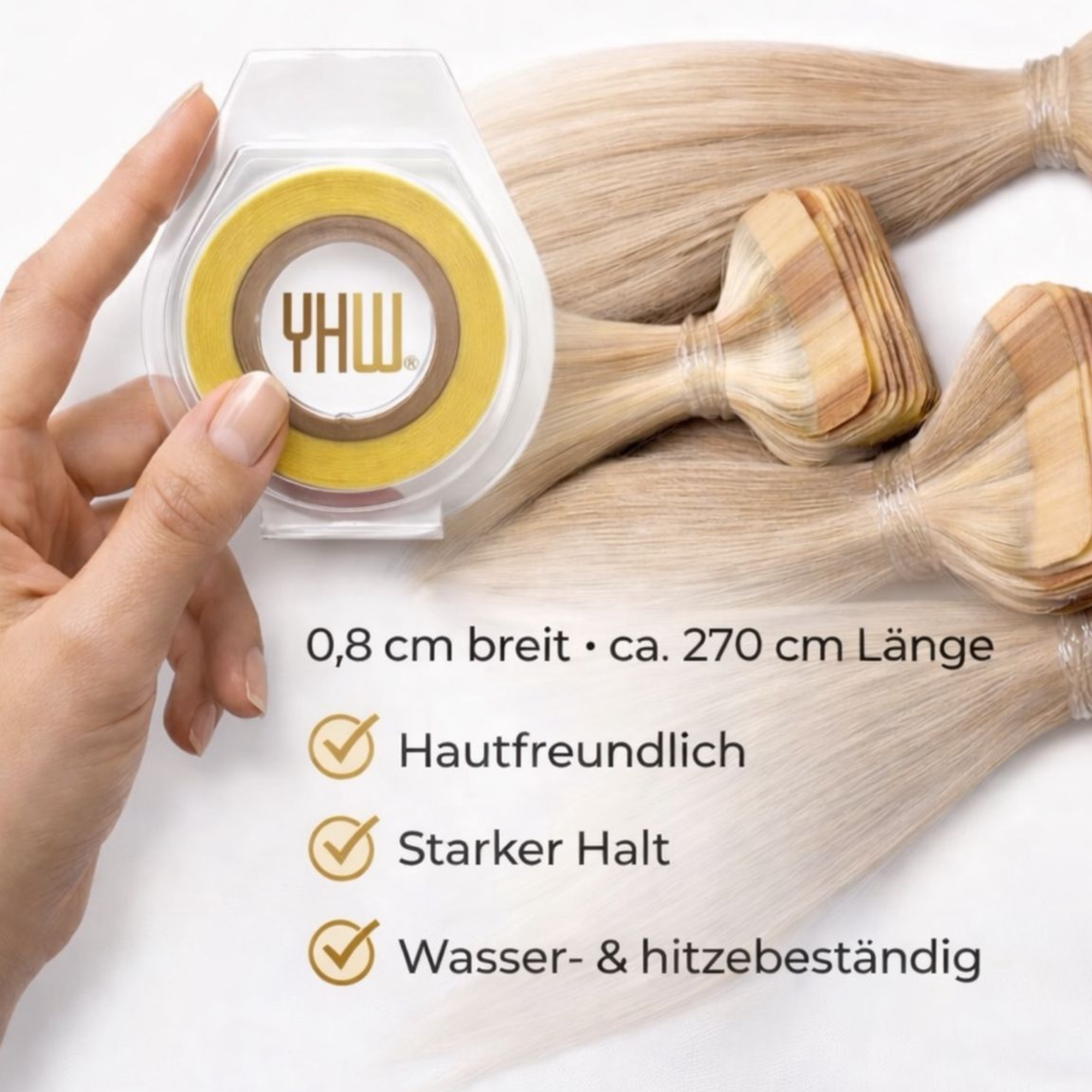 Tape Extensions Kleberolle