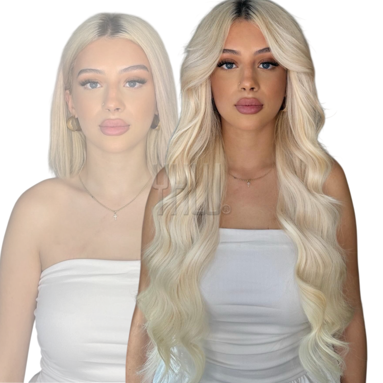 Haarverlängerung bei kurzen oder Bob-Haarschnitten