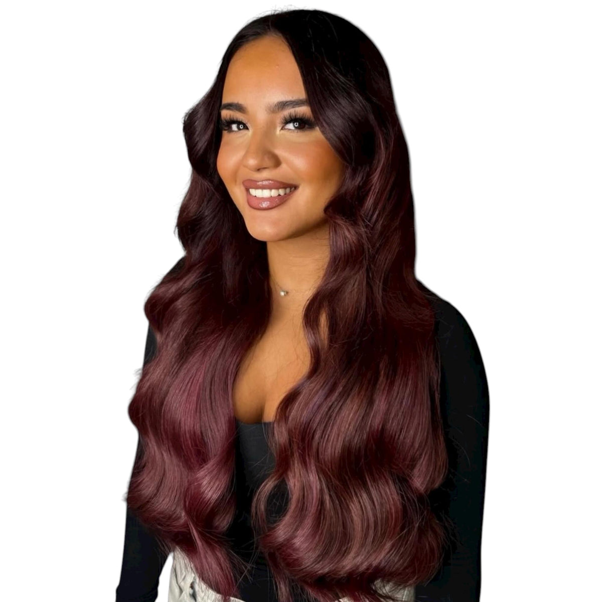 Tape Extensions 6 62 Kirschrot