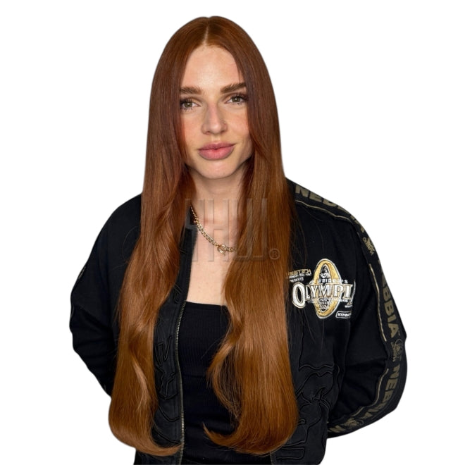 Haarverlängerung Extensions 30 Kupfer