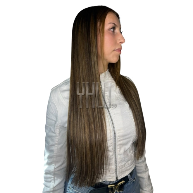 Tape On Extensions Brond Balayage